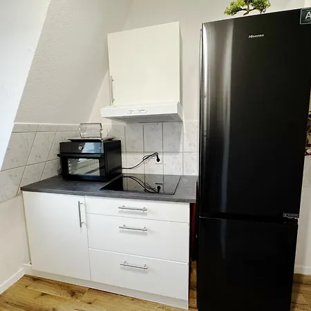Apartmán Frankfurt Messe 7min- 3 Kueche Bad Parkplatz 6 Betten